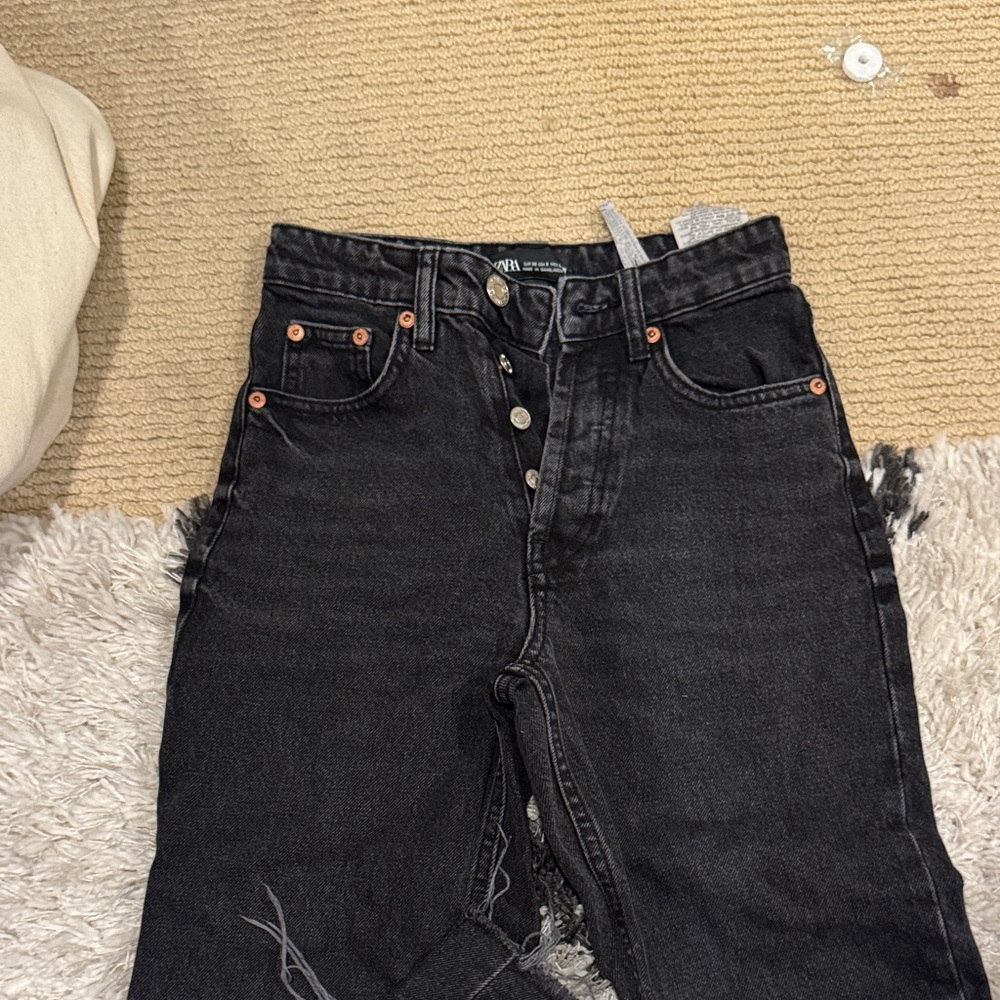Zara Black High Rise Women Jeans